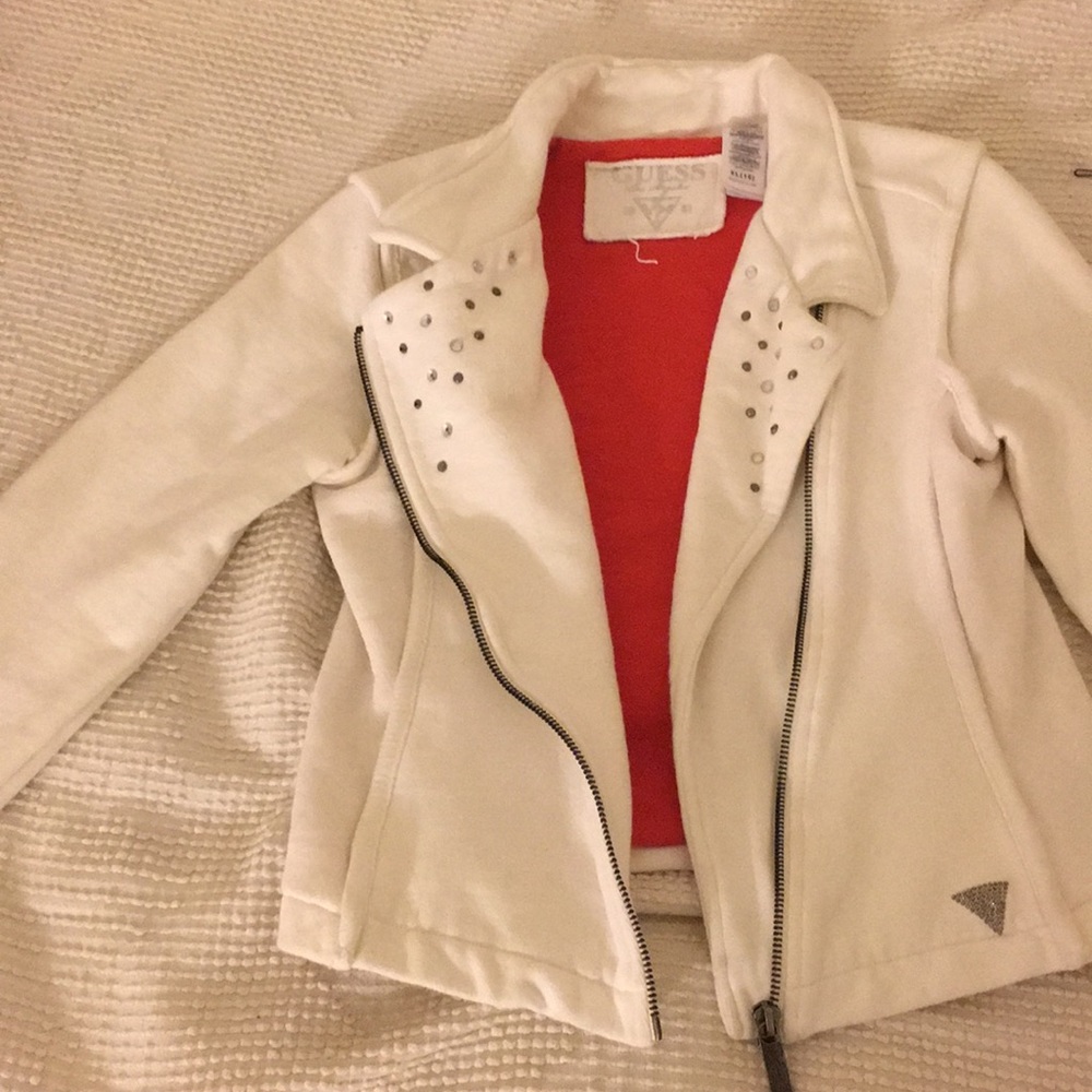 White guess jacket